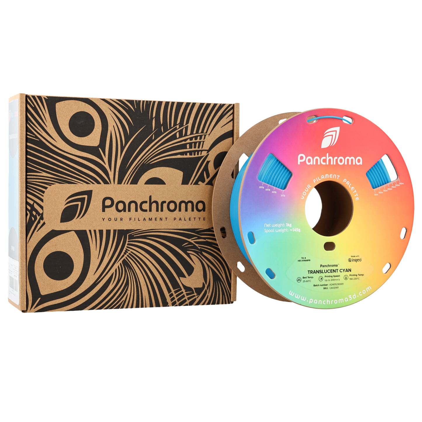 Polymaker Panchroma Transparan PLA Filament Camgöbeği