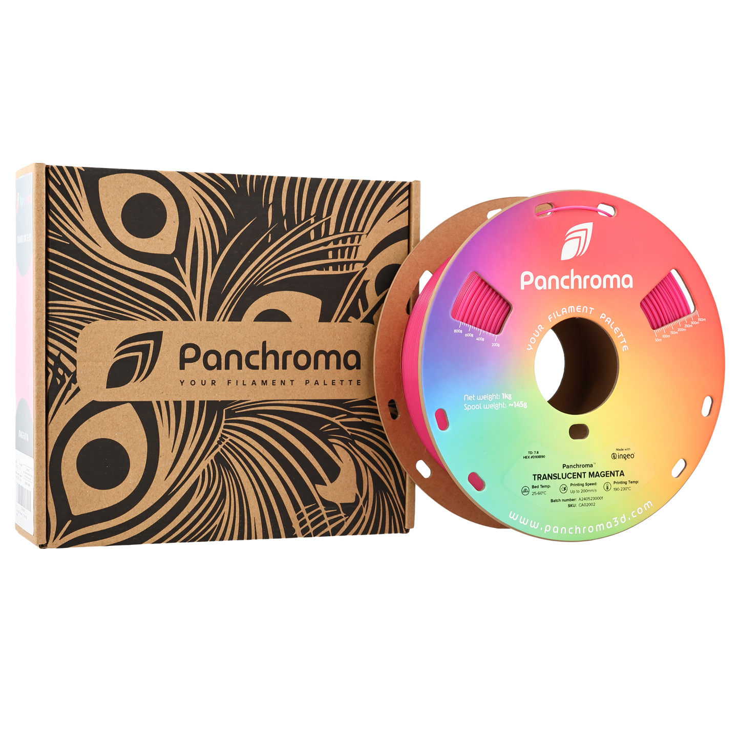 Polymaker Panchroma Transparan PLA Filament Magenta