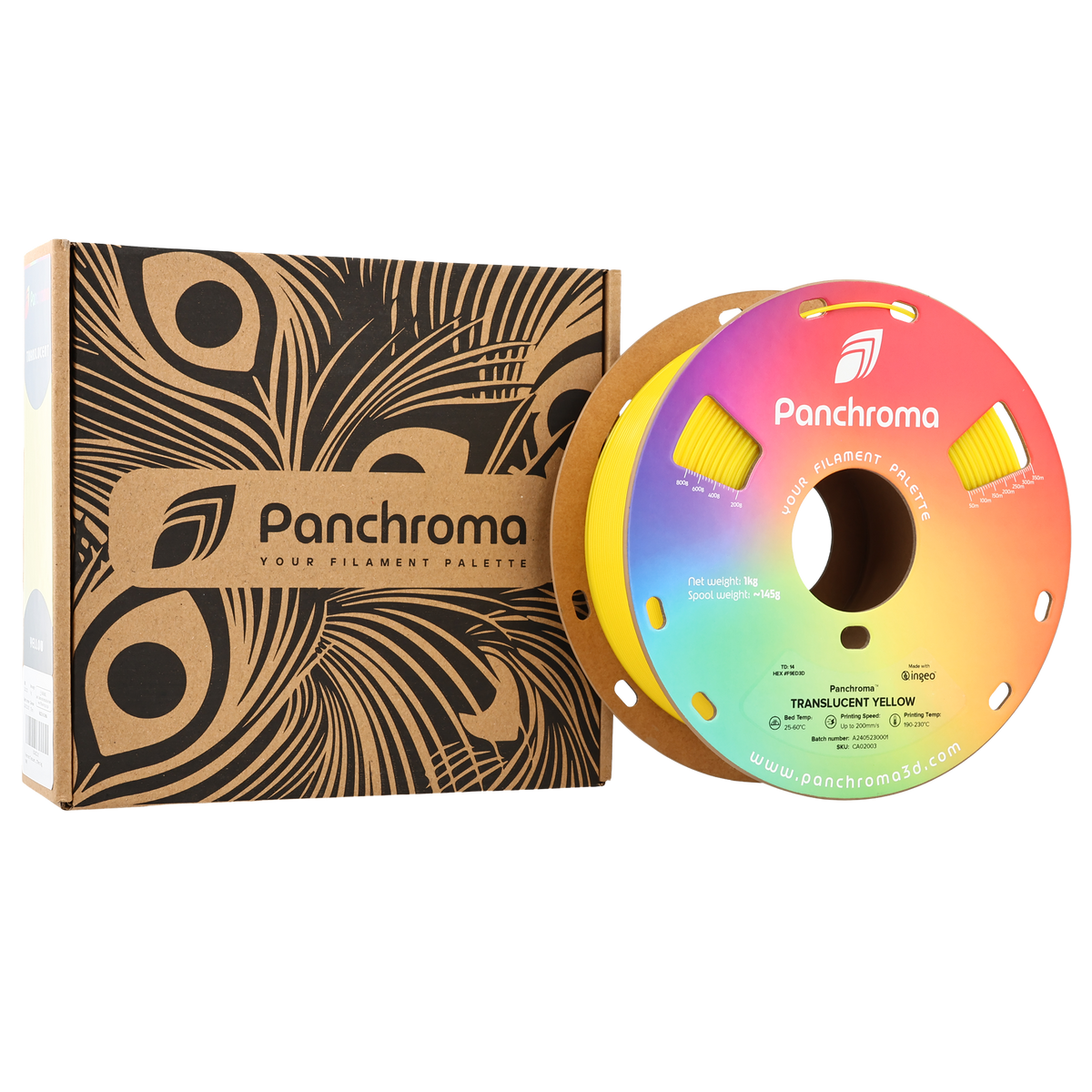 Polymaker Panchroma Transparan PLA Filament Sarı