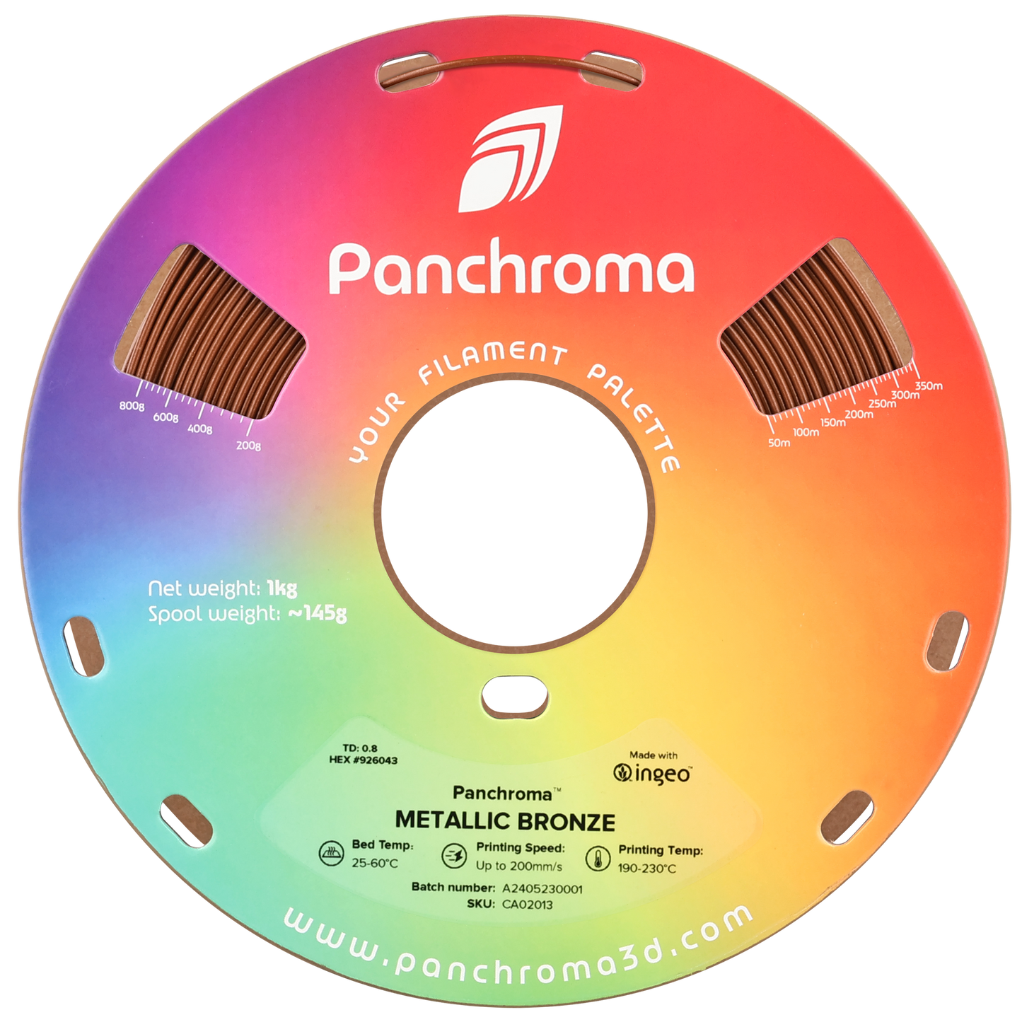Polymaker Panchroma PLA Filament Metalik Bronz