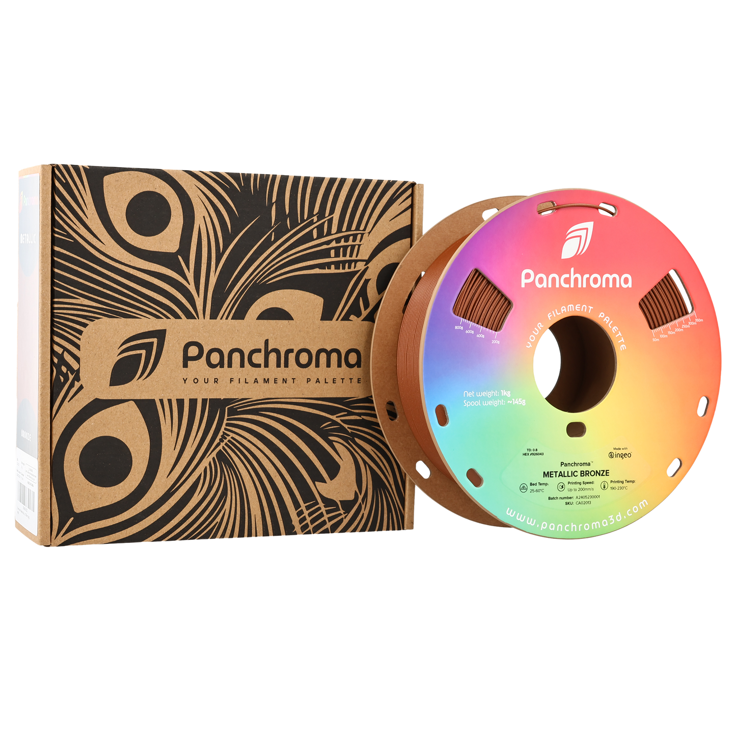 Polymaker Panchroma PLA Filament Metalik Bronz