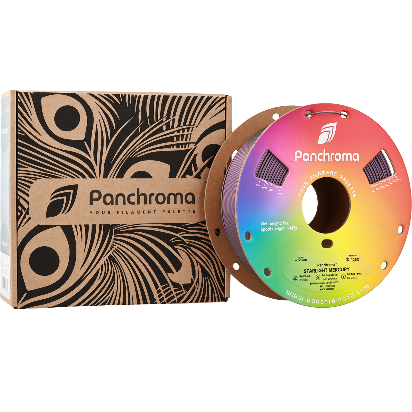 Polymaker Panchroma Starlight PLA Filament Mercury