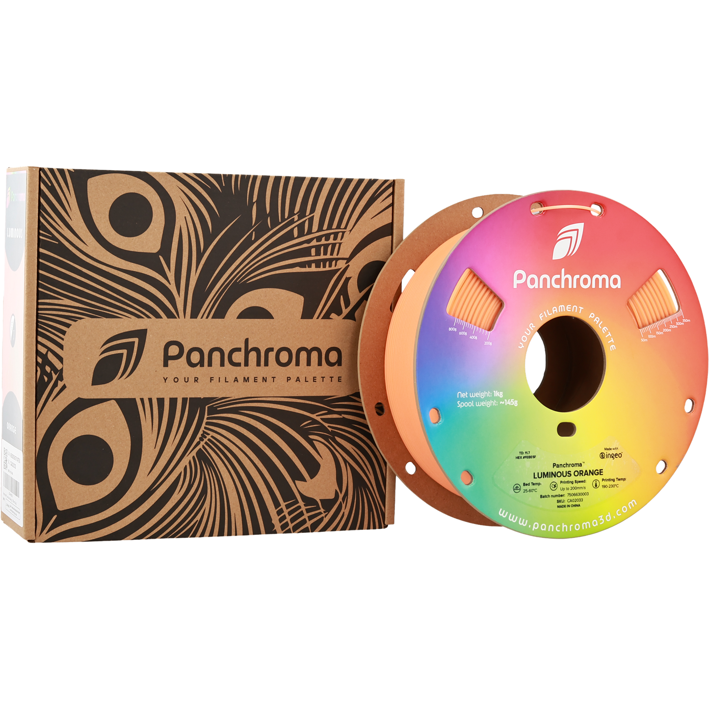Polymaker Panchroma Luminous PLA Filament Turuncu