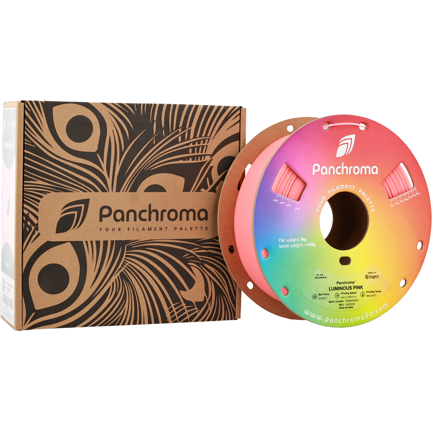Polymaker Panchroma Luminous PLA Filament Pembe