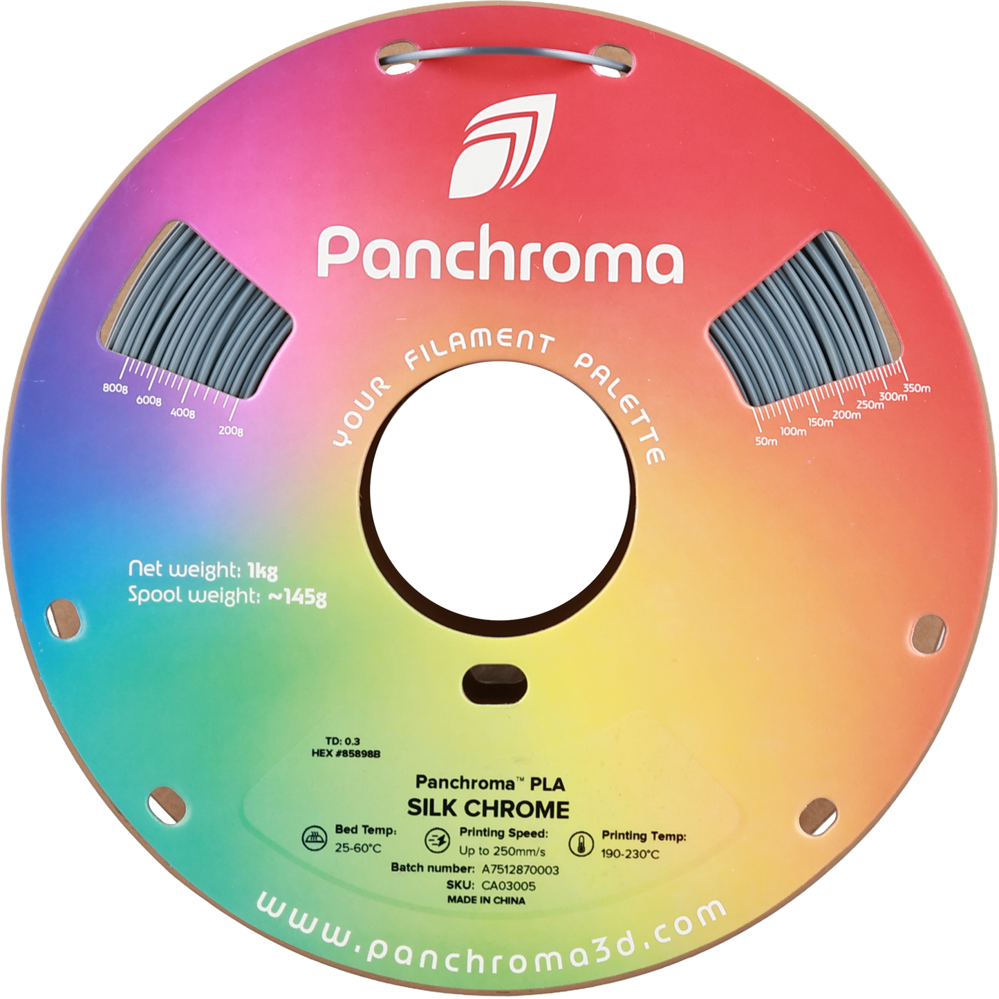 Polymaker Panchroma Silk PLA Filament Krom