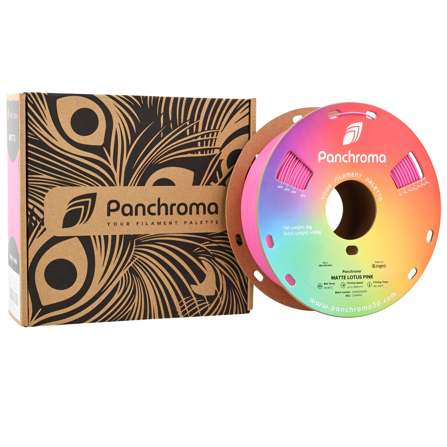 Polymaker Panchroma Matte PLA Filament Lotus Pembe