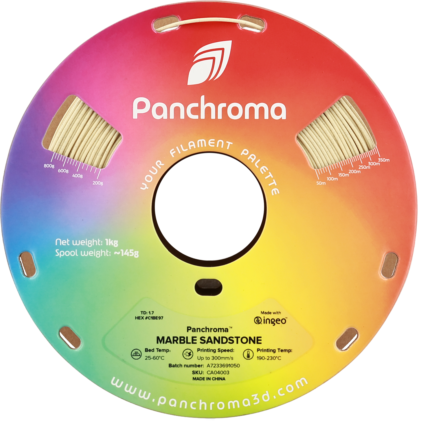 Polymaker Panchroma Mermer PLA Filament Sandstone