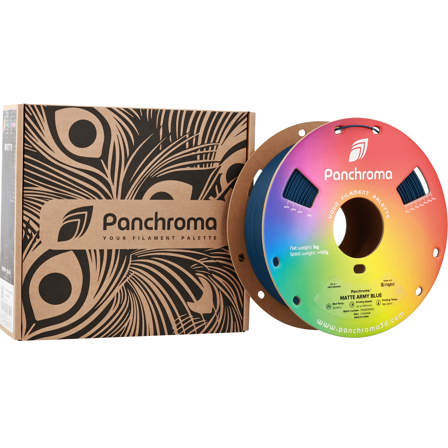 Polymaker Panchroma Matte PLA Filament Askeri Mavi