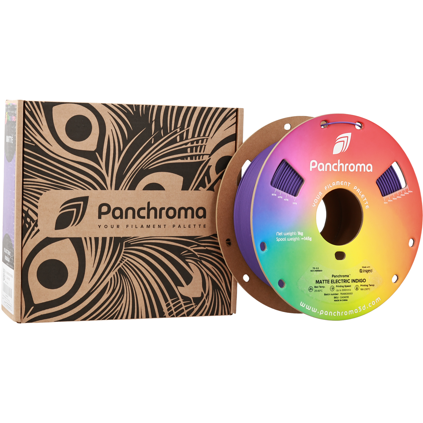 Polymaker Panchroma Matte PLA Filament Electric Indigo