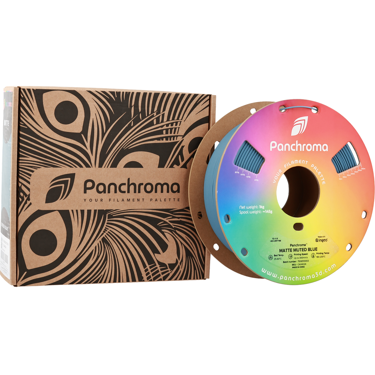 Polymaker Panchroma PLA Filament Matte Muted Mavi