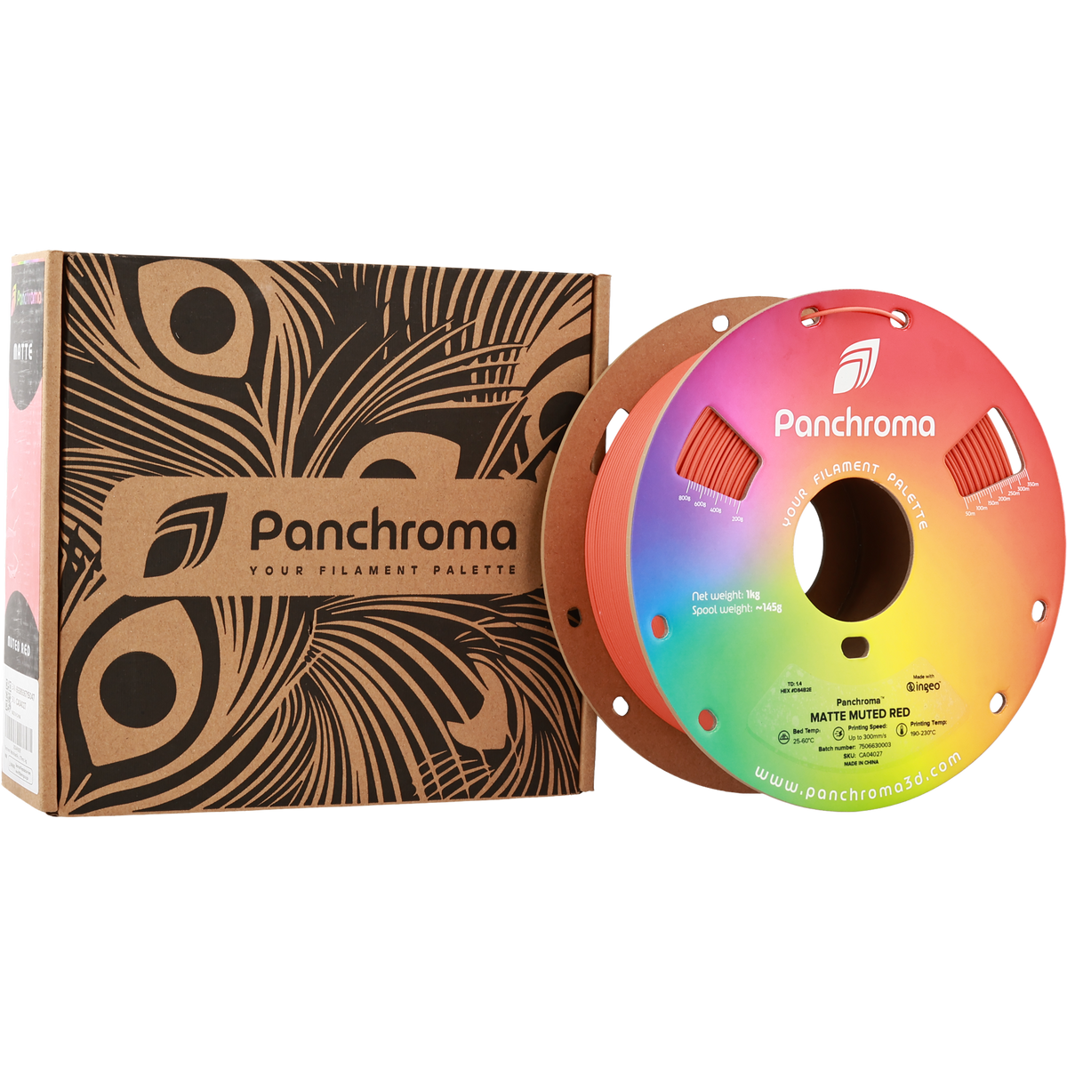 Polymaker Panchroma PLA Filament Matte Muted Kırmızı