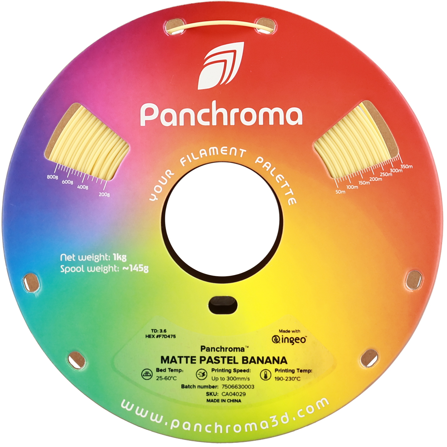 Polymaker Panchroma PLA Matte Filament Pastel Muz