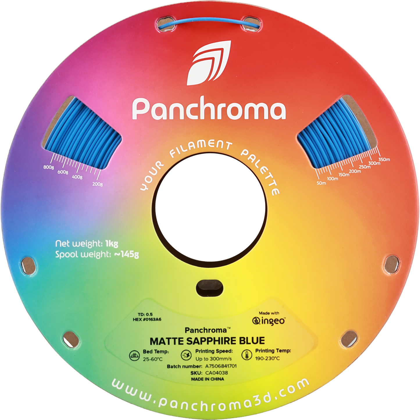 Polymaker Panchroma Matte PLA Filament Safir Mavi