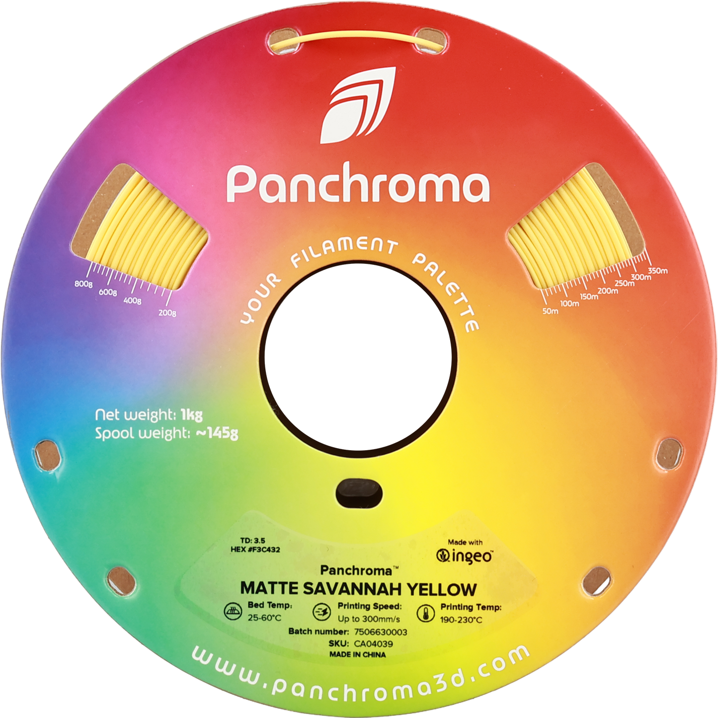 Polymaker Panchroma Matte PLA Filament Bozkır Sarı
