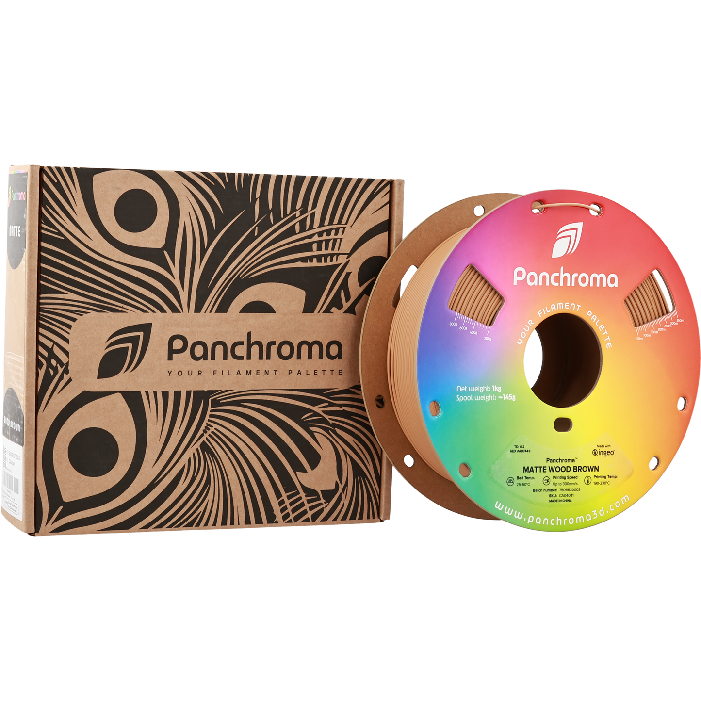 Polymaker Panchroma Matte PLA Filament Ahşap Kahvrenegi