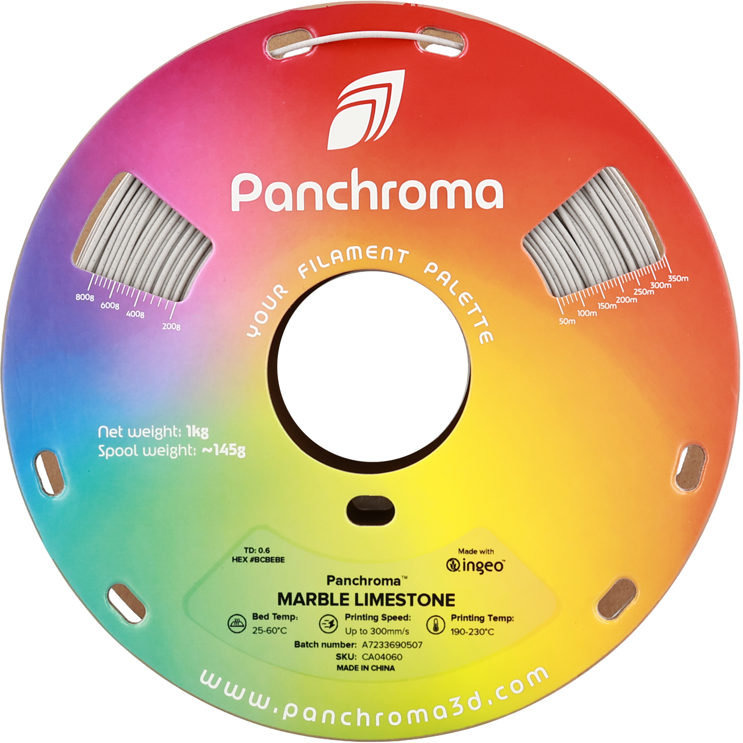 Polymaker Panchroma Mermer PLA Filament Limestone