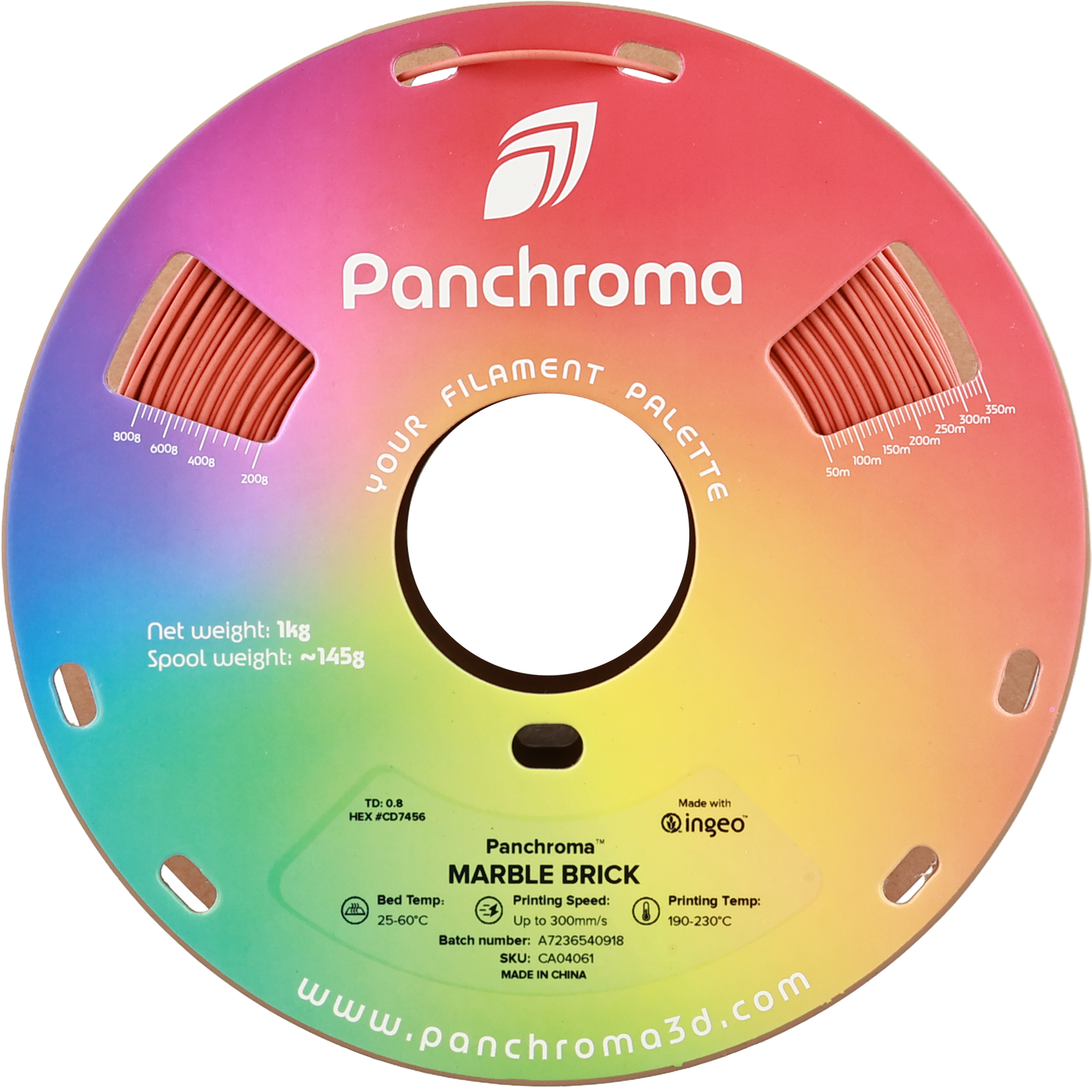 Polymaker Panchroma Mermer PLA Filament Brick