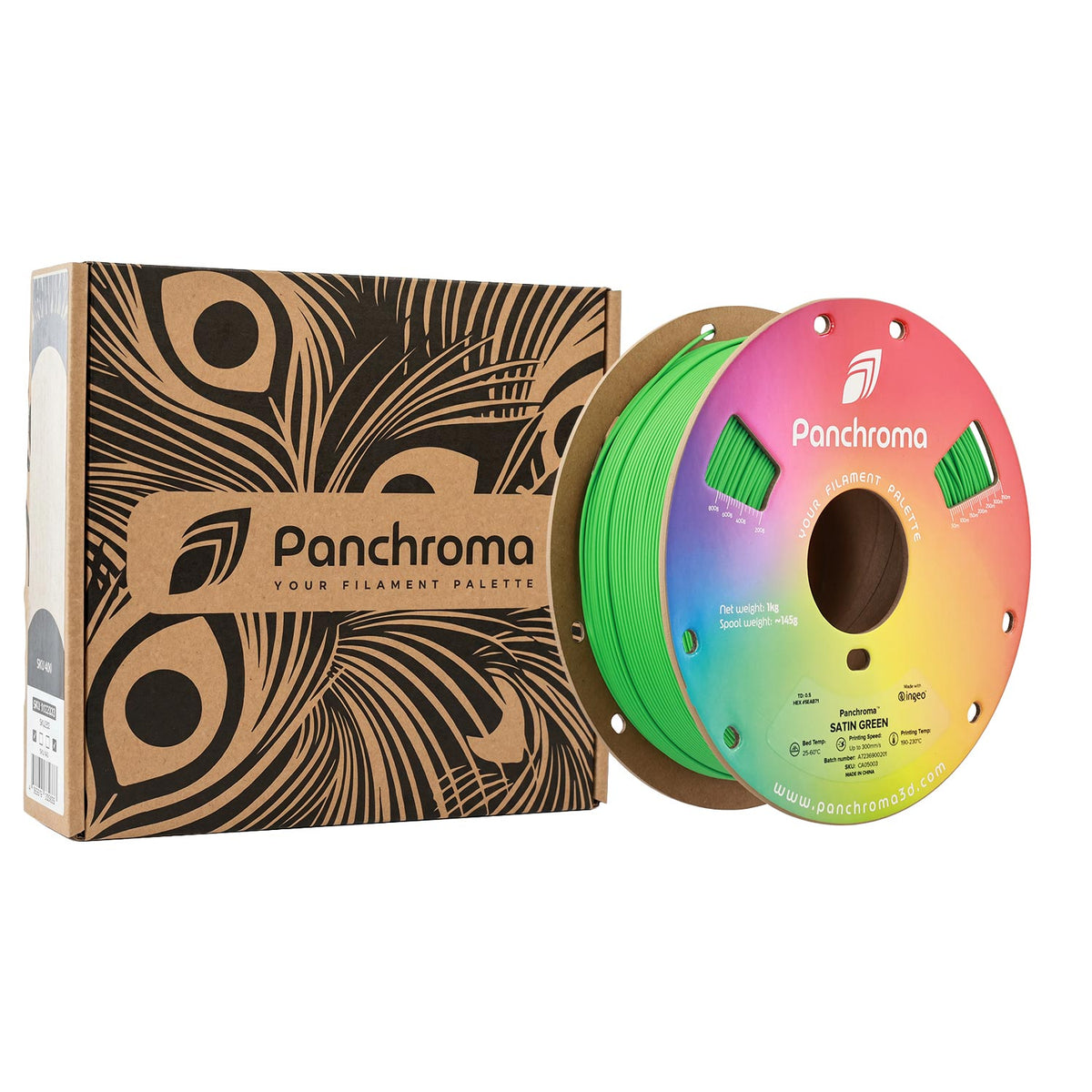 Polymaker Panchroma Satin PLA Filament Yeşil