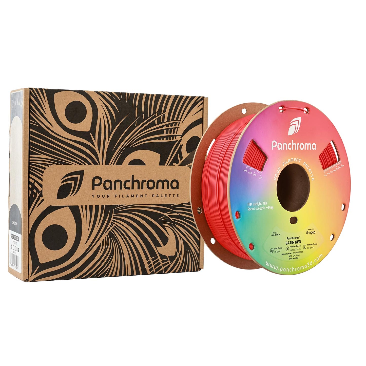 Polymaker Panchroma Satin PLA Filament Kırmızı