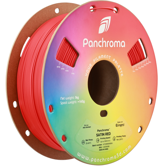 Polymaker Panchroma Satin PLA Filament Kırmızı