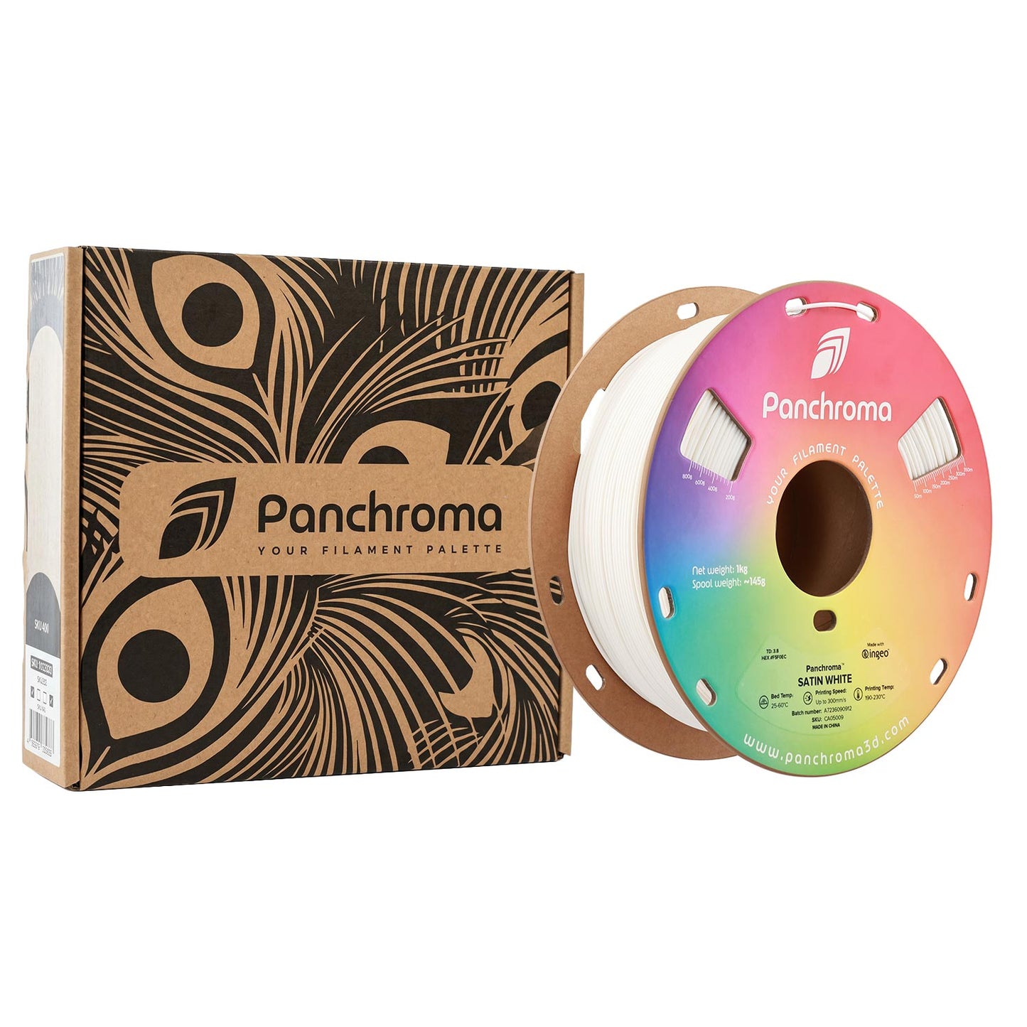 Polymaker Panchroma Satin PLA Filament Beyaz