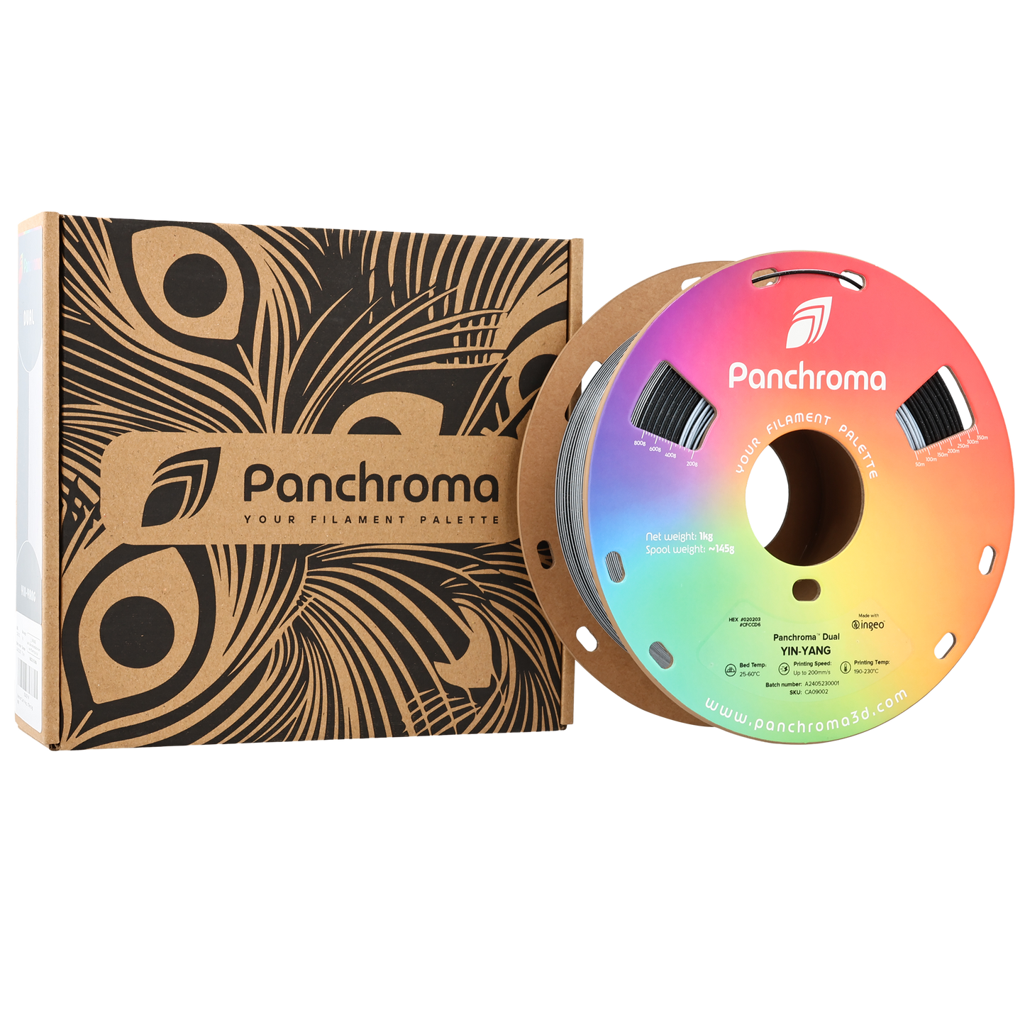 Polymaker Panchroma Dual Special PLA Filament Yin-Yang