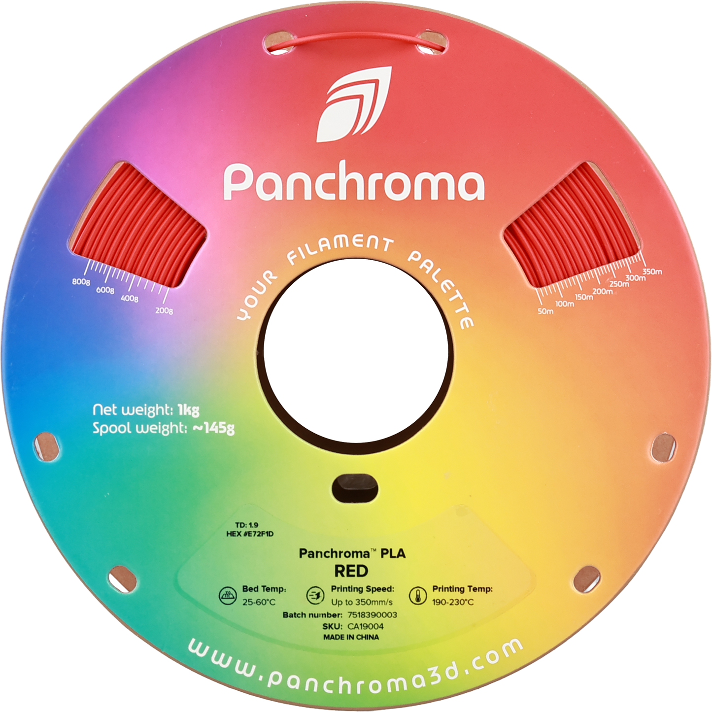Polymaker Panchroma PLA Filament Kırmızı