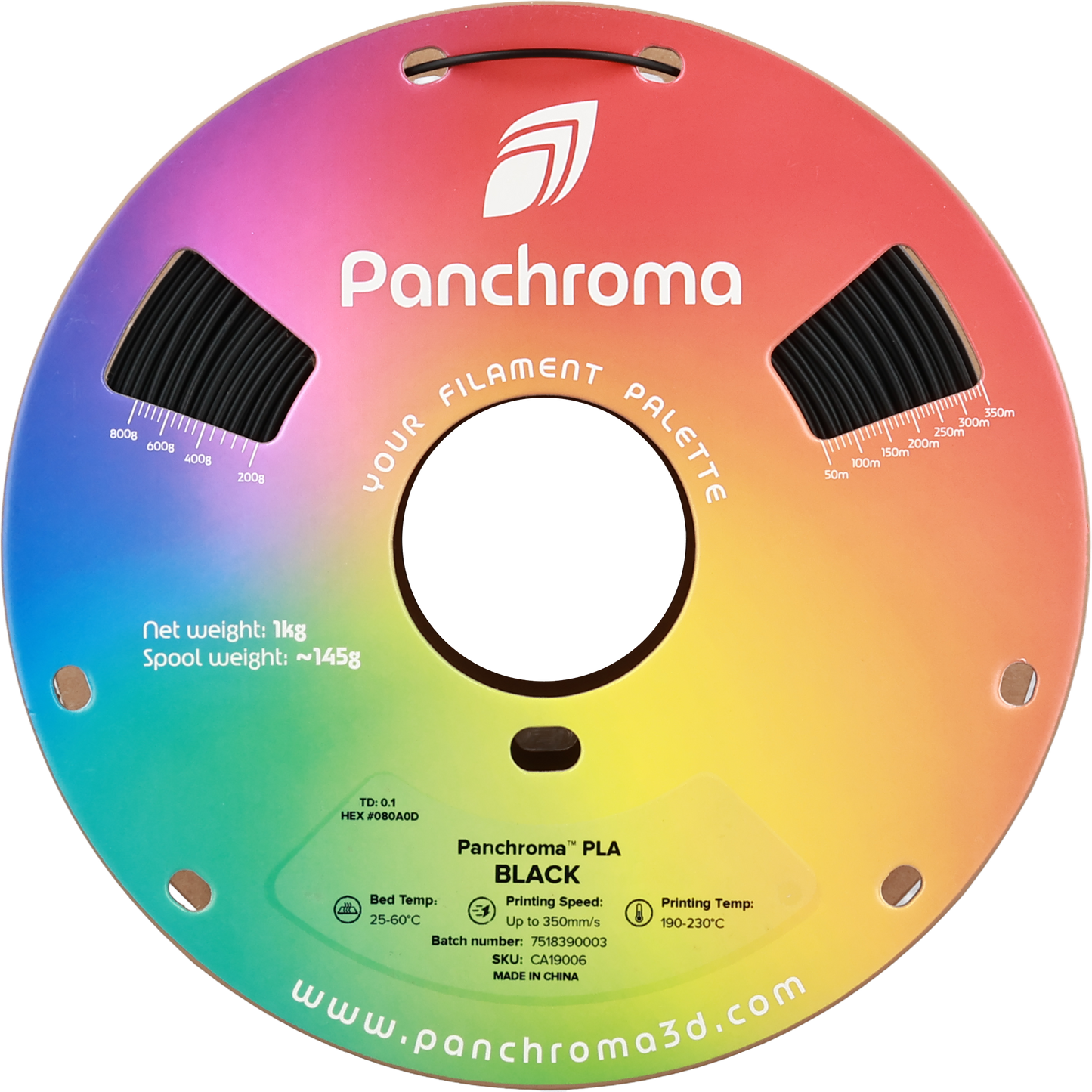 Polymaker Panchroma PLA Filament Siyah