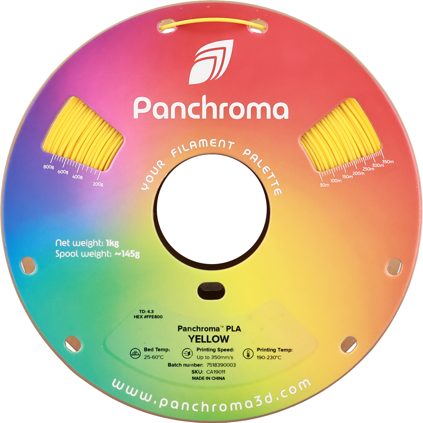 Polymaker Panchroma PLA Filament Sarı