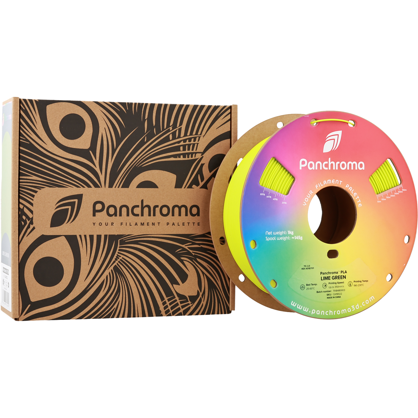 Polymaker Panchroma PLA Filament Limon Yeşili