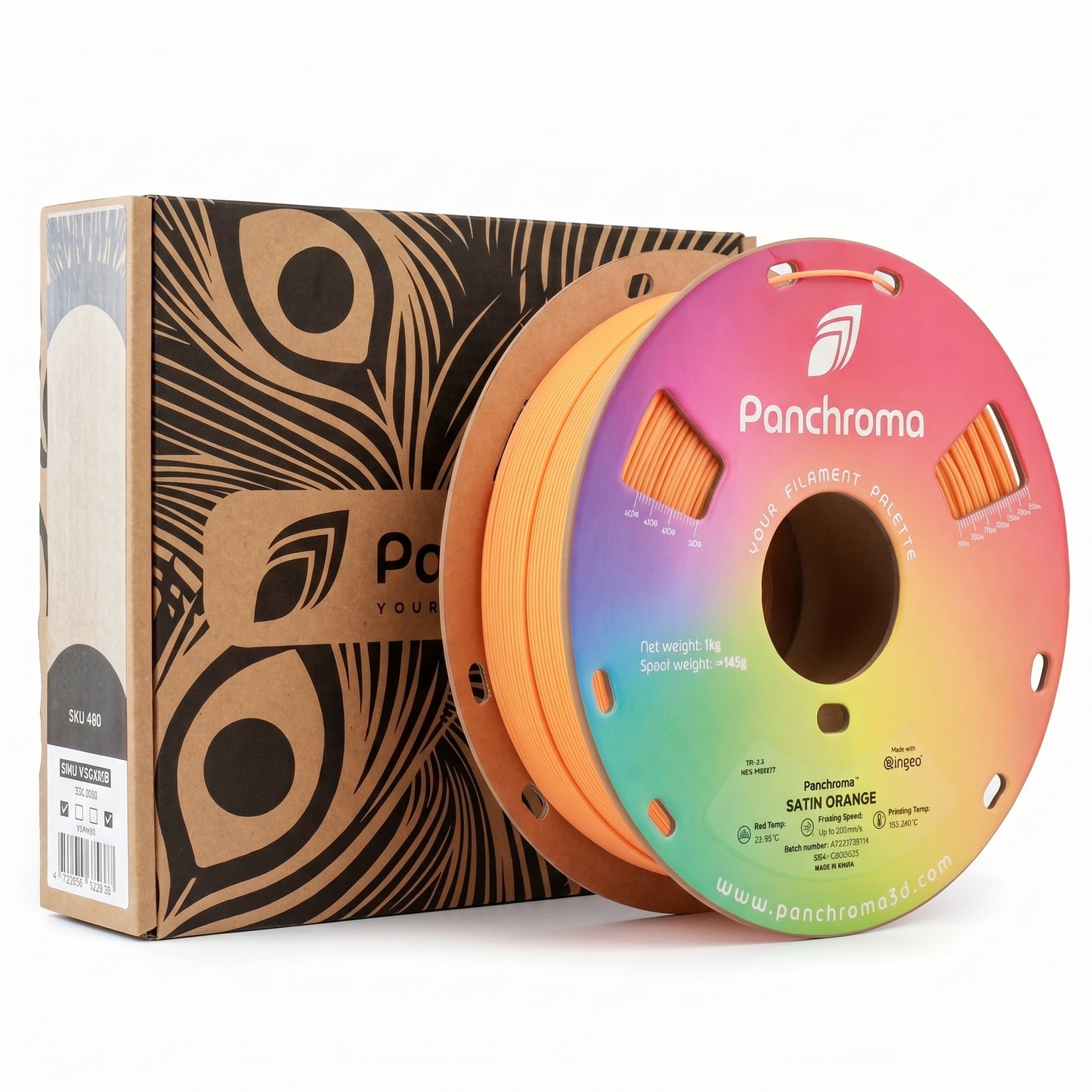 Polymaker Panchroma Satin PLA Filament Turuncu