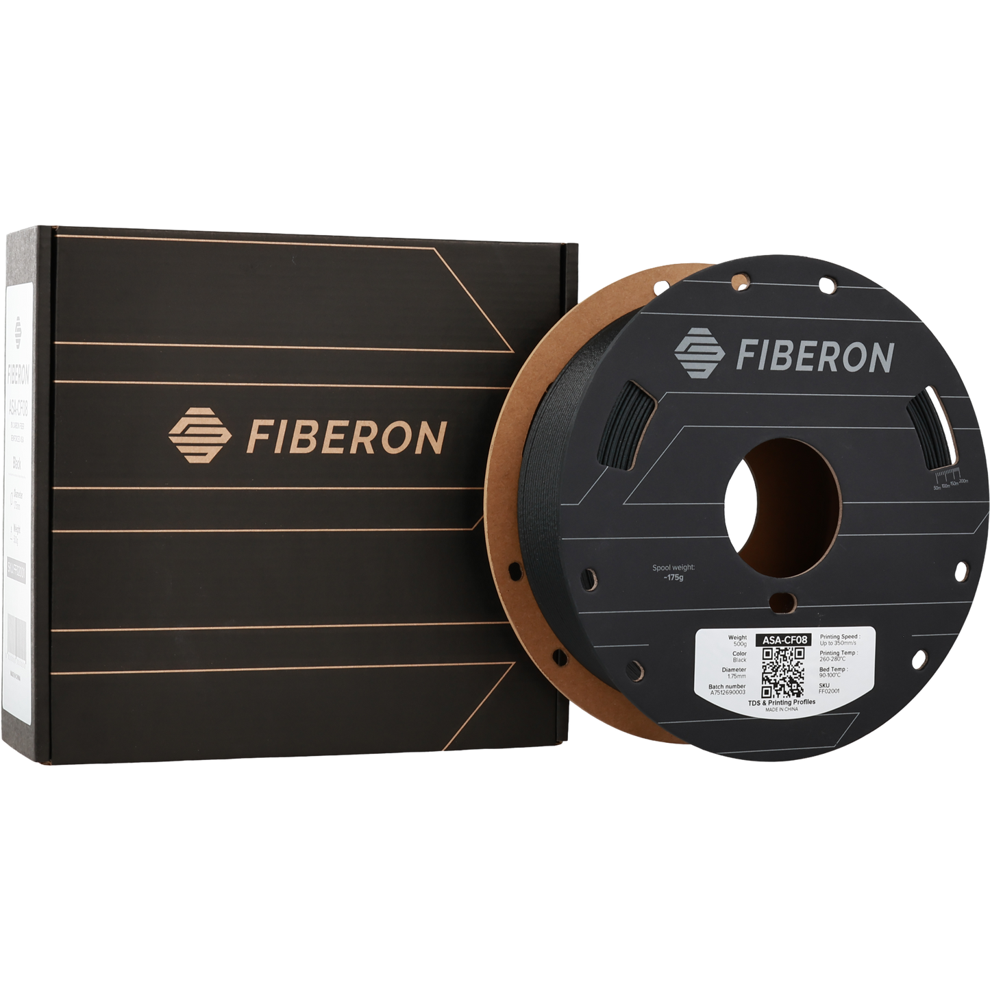 Polymaker Fiberon ASA-CF08 Filament Siyah - 500gr
