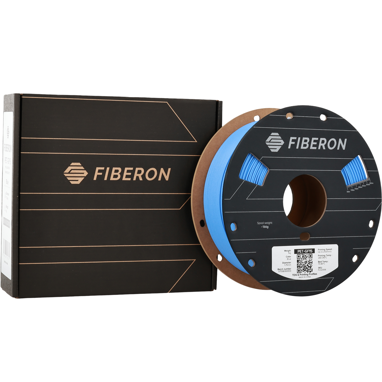 Polymaker Fiberon PET-GF15 Filament Mavi