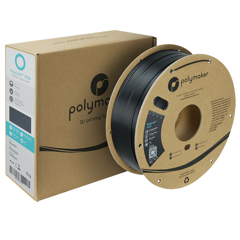 Polymaker PolyLite ABS Filament Siyah