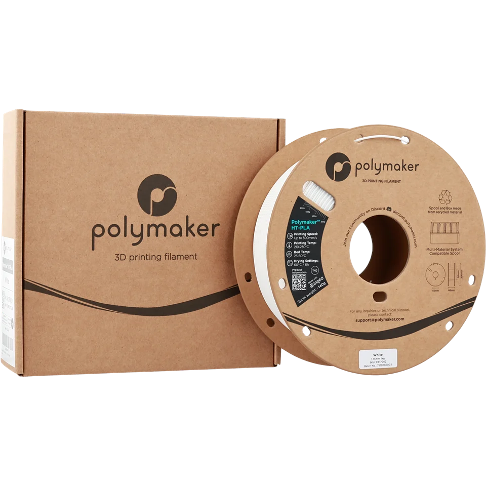 Polymaker HT-PLA Filament Beyaz