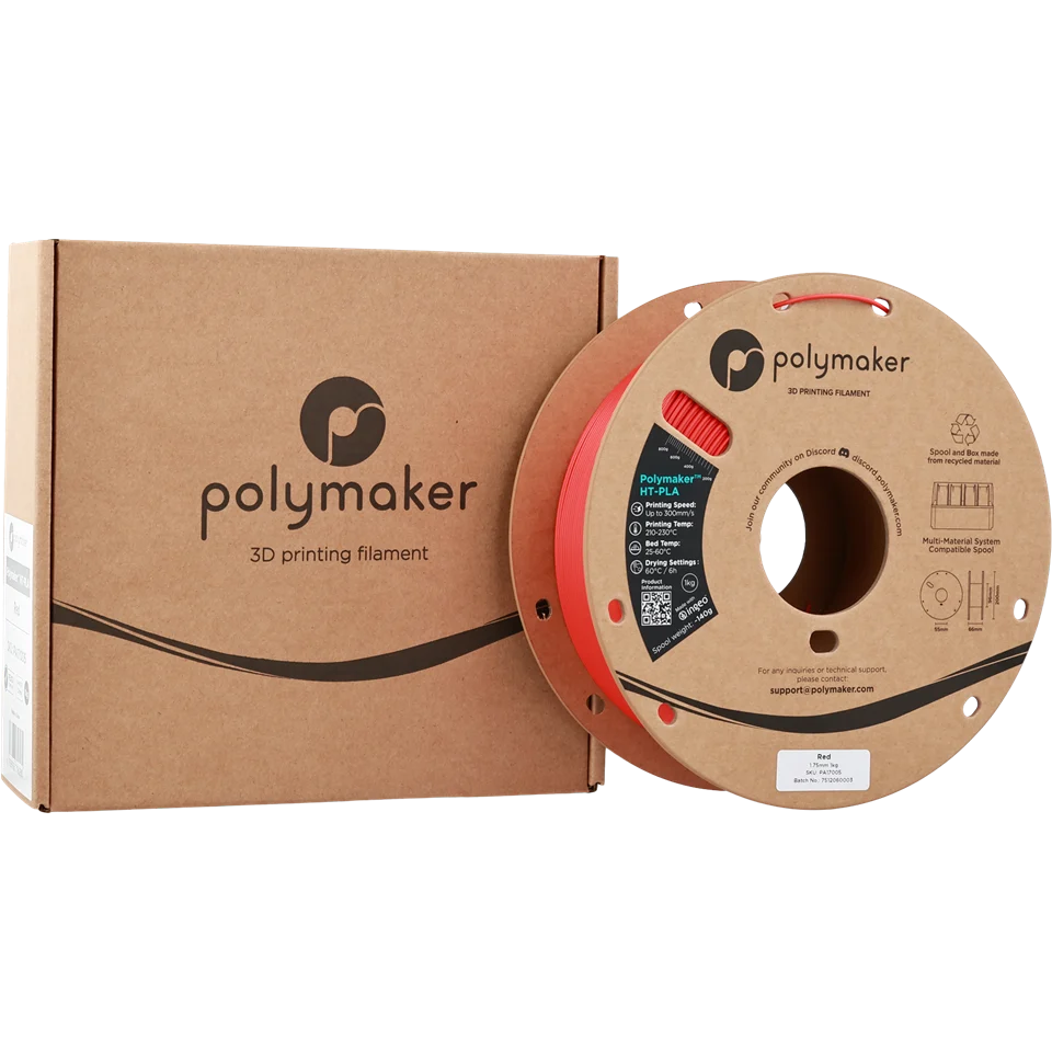 Polymaker HT-PLA Filament Kırmızı