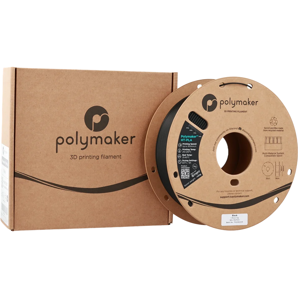 Polymaker HT-PLA Filament Siyah
