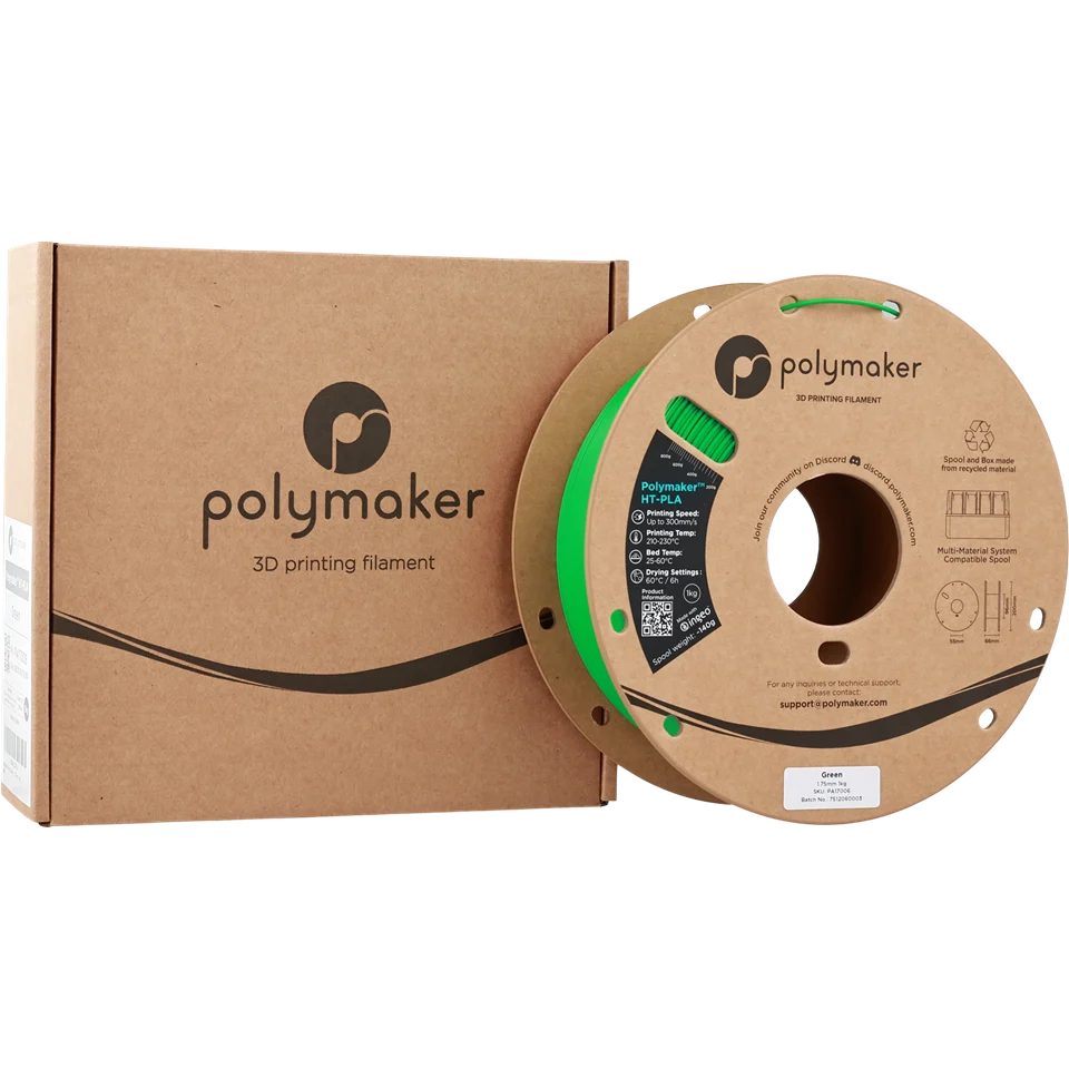 Polymaker HT-PLA Filament Yeşil