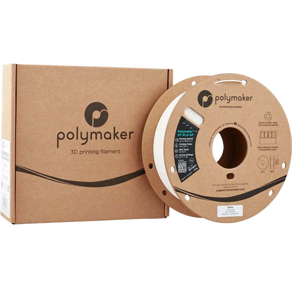 Polymaker HT-PLA-GF Filament Beyaz