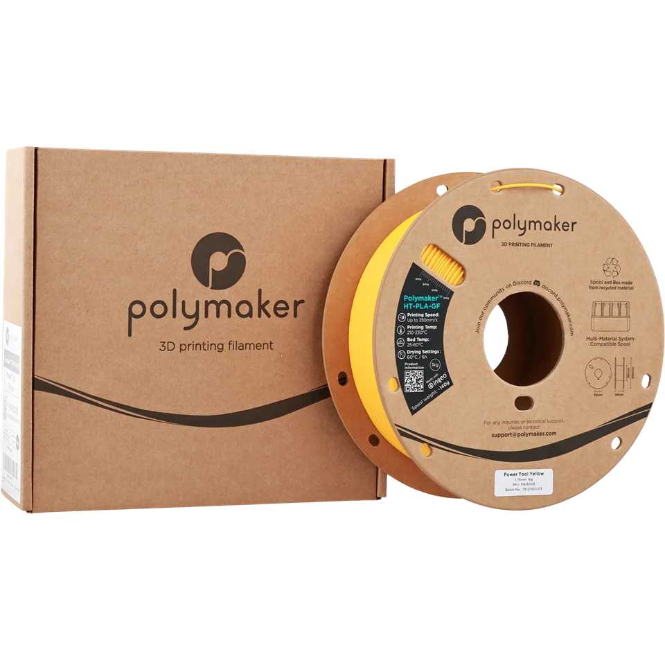 Polymaker HT-PLA-GF Filament Power Tool Sarı