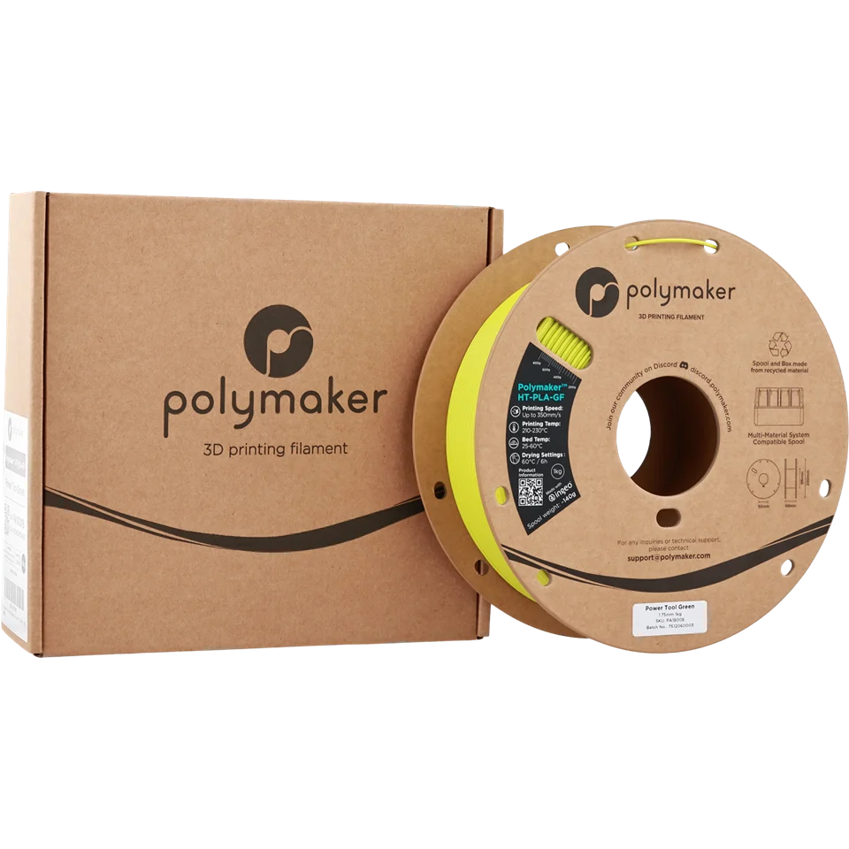 Polymaker HT-PLA-GF Filament Power Tool Yeşil