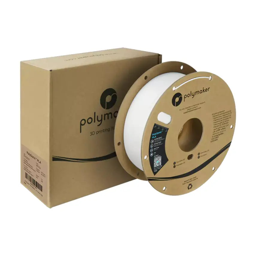 Polymaker PolySonic PLA Yüksek Hızlı Filament Beyaz