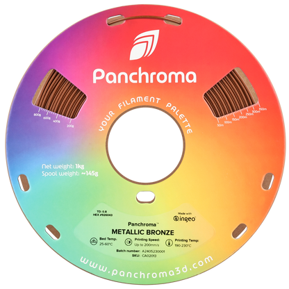 Polymaker Panchroma PLA Filament Metalik Bronz