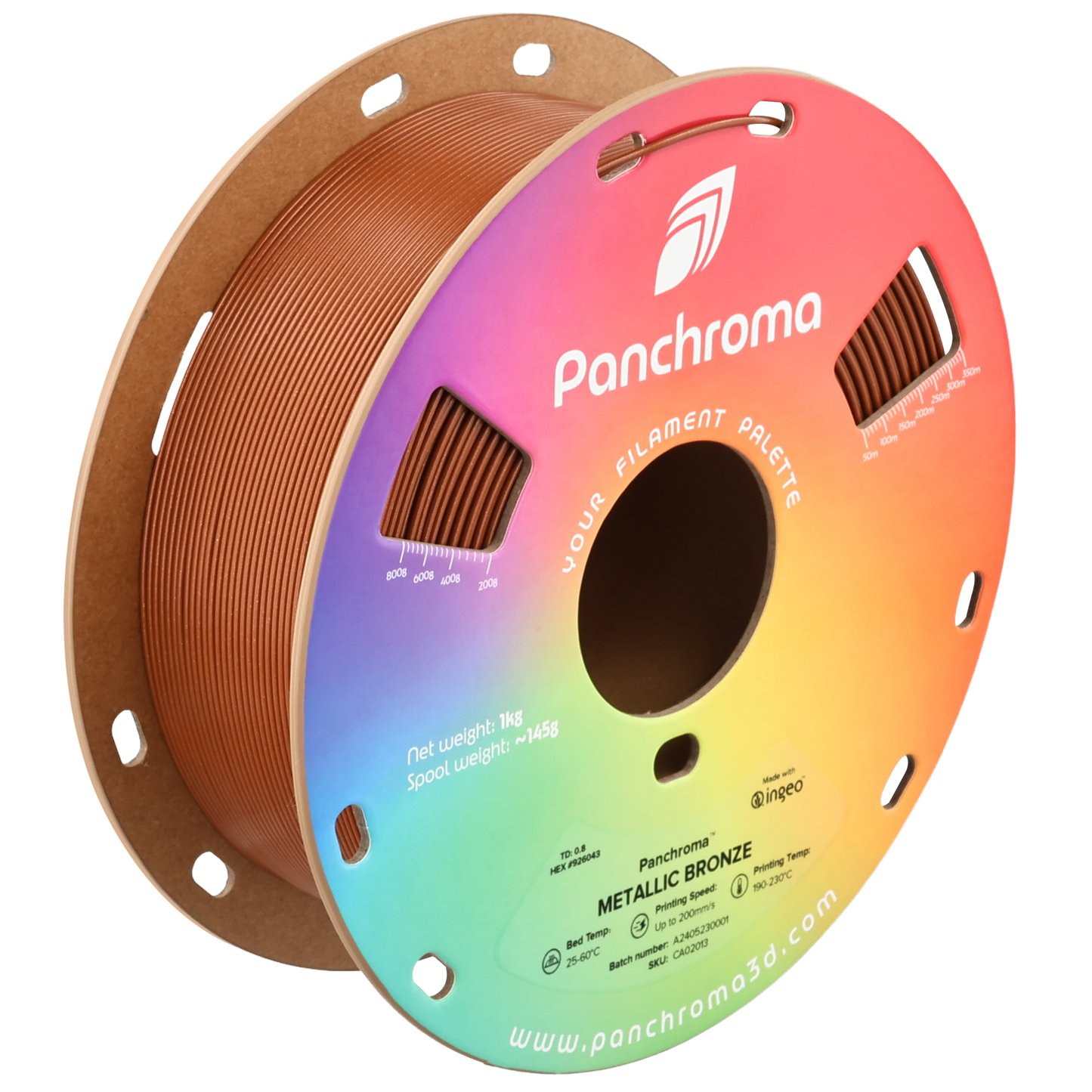 Polymaker Panchroma PLA Filament Metalik Bronz