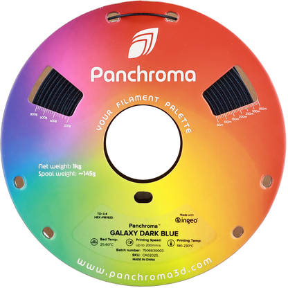 Polymaker Panchroma Galaxy PLA Filament Koyu Mavi