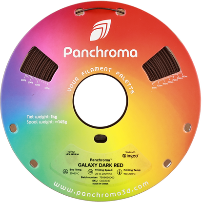 Polymaker Panchroma Galaxy PLA Filament Koyu Kırmızı
