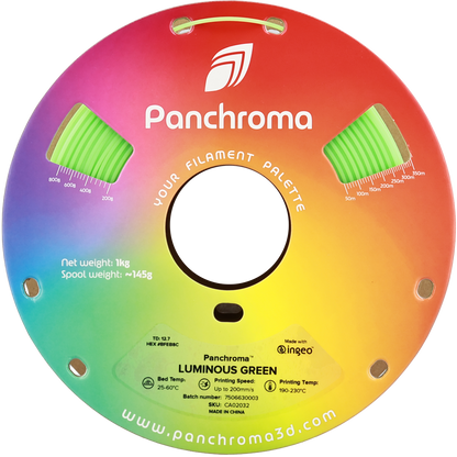 Polymaker Panchroma Luminous PLA Filament Yeşil