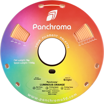 Polymaker Panchroma Luminous PLA Filament Turuncu