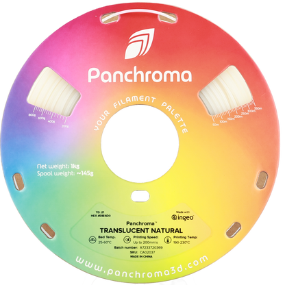 Polymaker Panchroma Transparan PLA Filament Natural