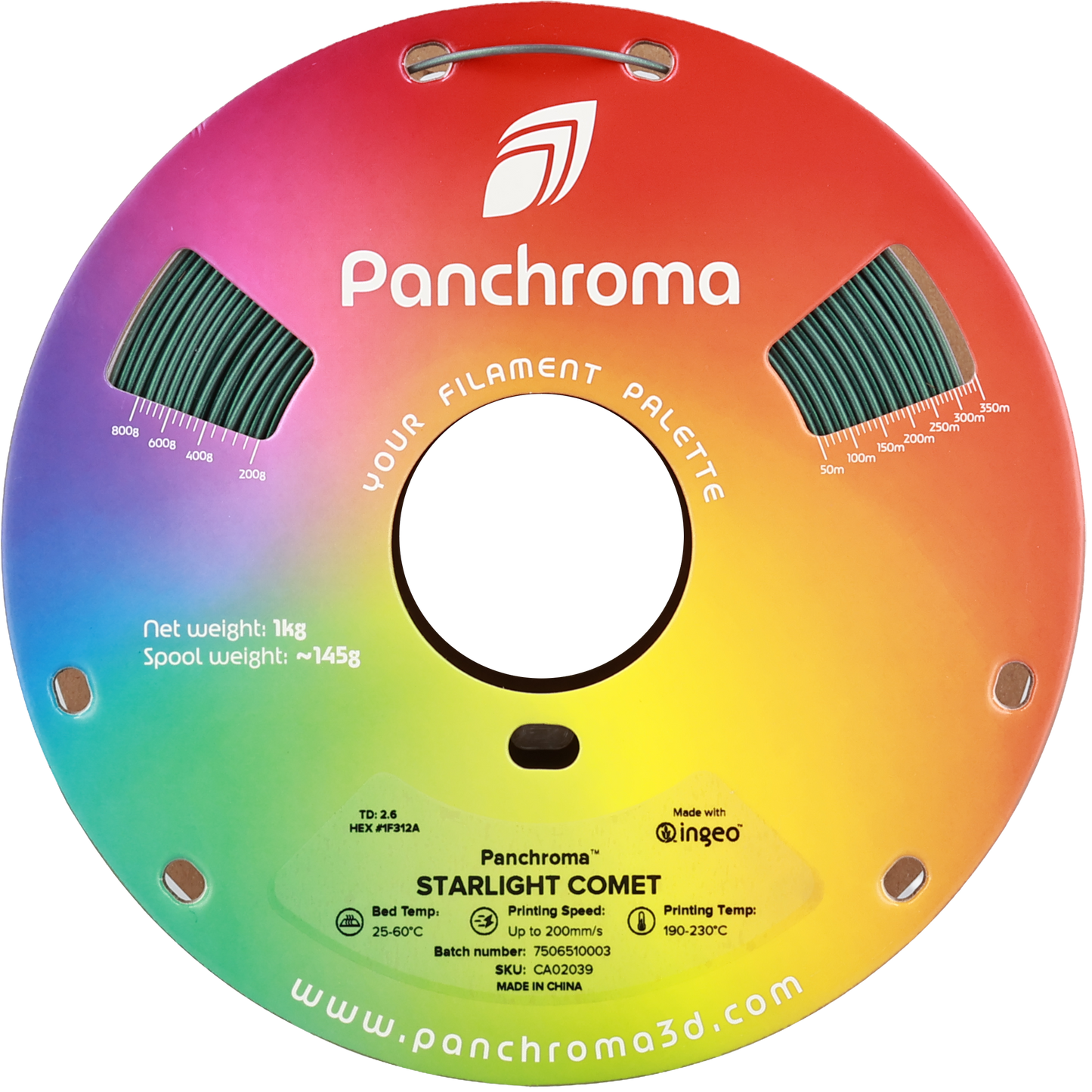 Polymaker Panchroma Starlight PLA Filament Comet